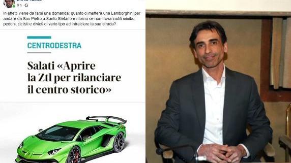 Campagna elettorale a Reggio Emilia, polemiche “in Lamborghini” sull’apertura della Ztl alle auto