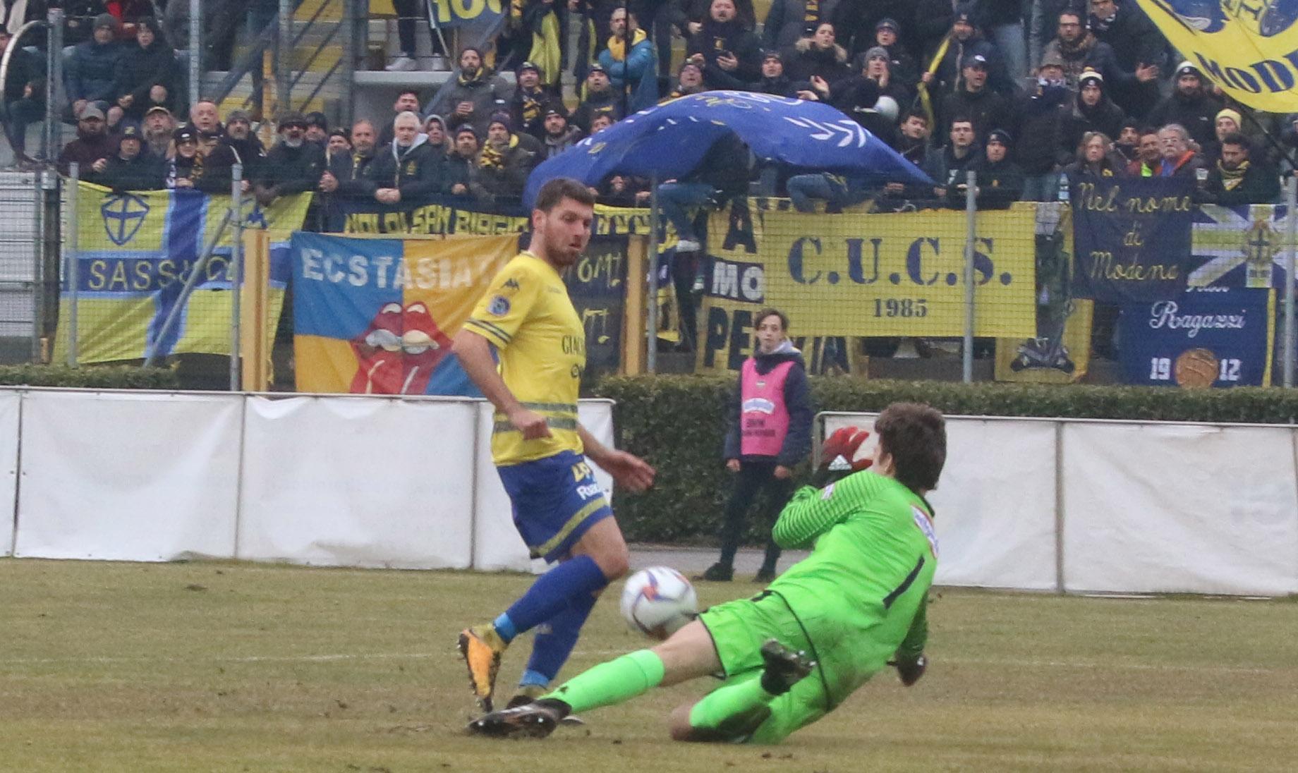 Il Modena si fa riprendere al 96', la Pergolettese in fuga