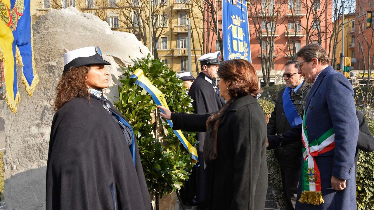 Modena, il giorno del ricordo delle foibe in piazzale Bruni
