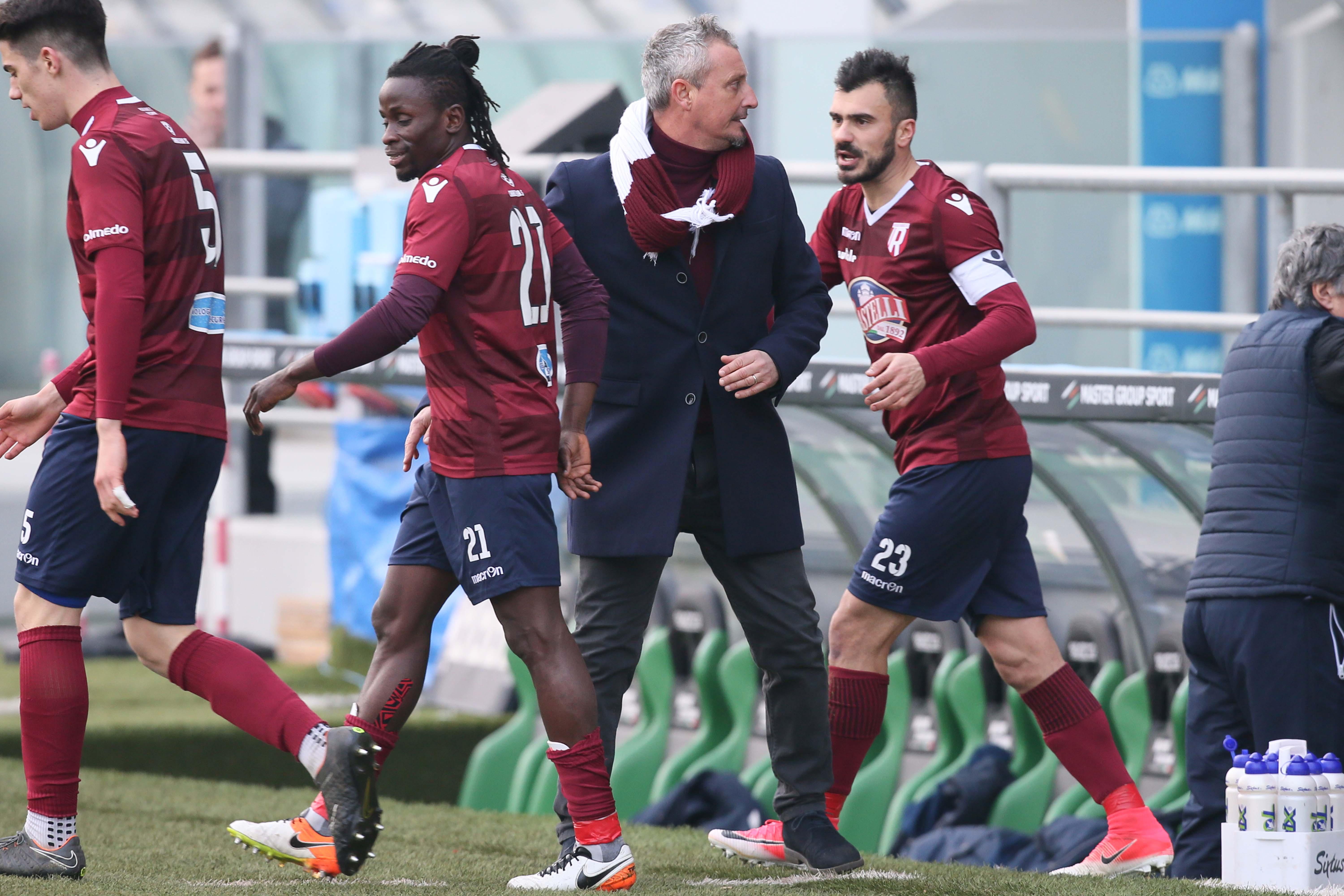 Reggiana, il dg Russo: «Mister in discussione? La squadra è con lui» 