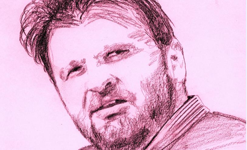 Il ritratto di Luciano De Majo fatto da Roberto Colonnacchi