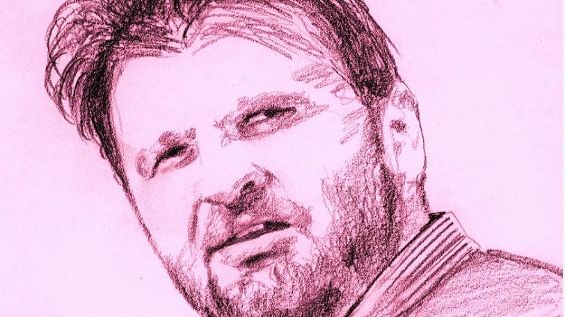 Il ritratto di Luciano De Majo fatto da Roberto Colonnacchi