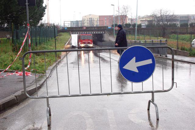 Il sottopasso via Fosso del Masi a Paperino