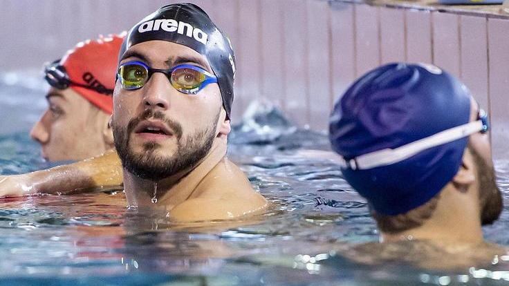 Ma quello è proprio Greg Paltrinieri... «Mi alleno a Livorno la città portafortuna»