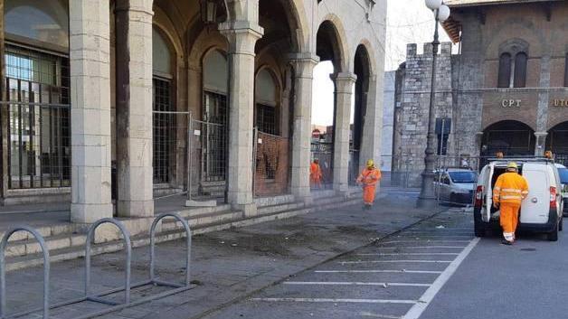 Interventi anti-degrado nella zona dei loggiati