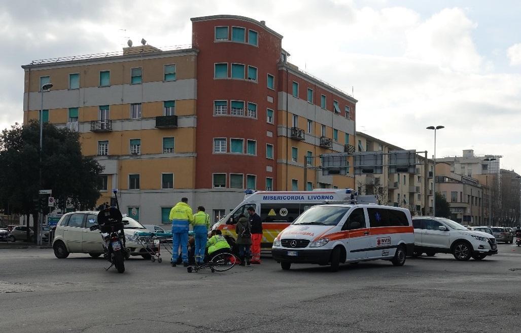 L'incidente in viale Carducci
