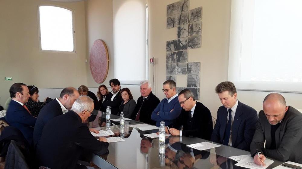 L'incontro alla Fondazione Cassa di risparmio di Pistoia e Pescia per presentare il protocollo d'intesa