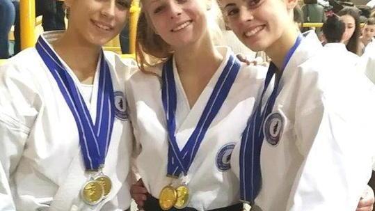 Gheila, Chiara e Giulia fanno grande la Yoseikan