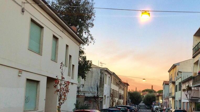 Via Boccaccio, sulla sinistra l'ex anagrafe