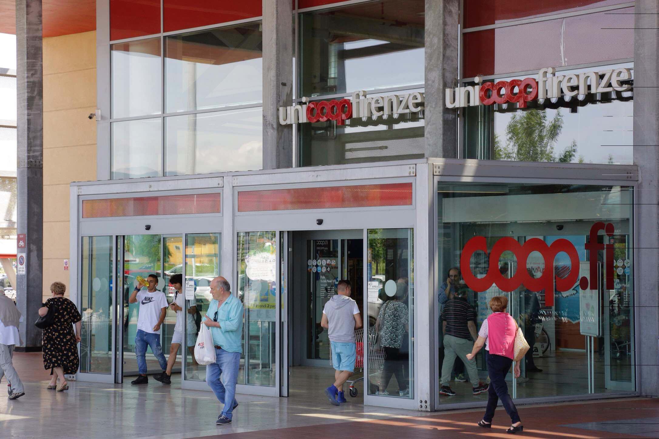 L'ingresso della Coop del Parco Prato