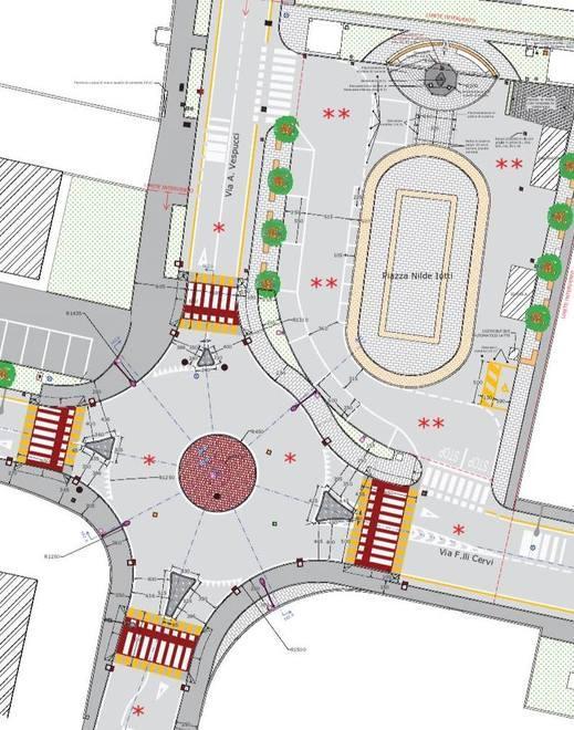Il progetto della rotonda a Montecavolo