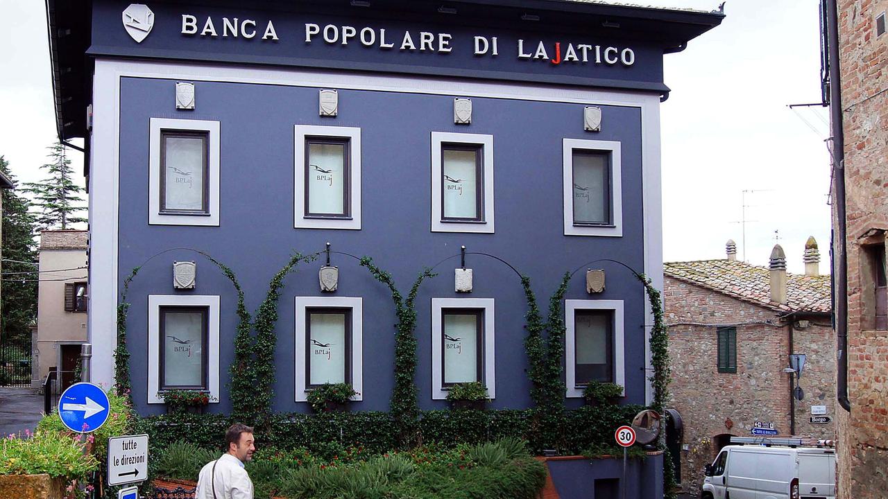 La sede della Banca Popolare di Lajatico