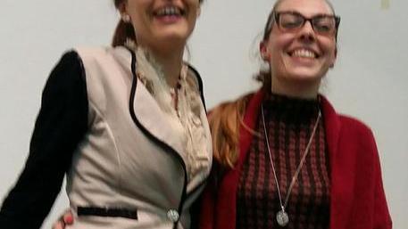 Da sinistra le due candidate Viola Ferroni e Alberta Ticciati