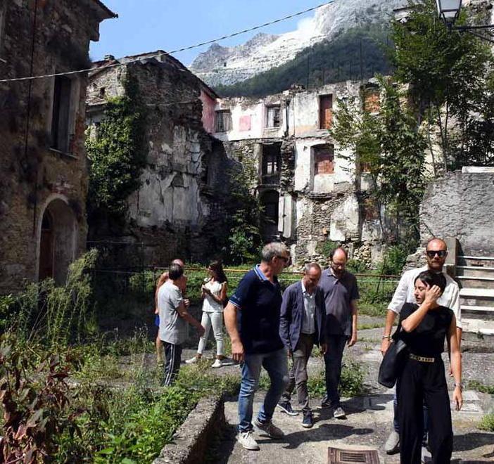 Mitigazione del rischio frane due mesi di lavori a Casette