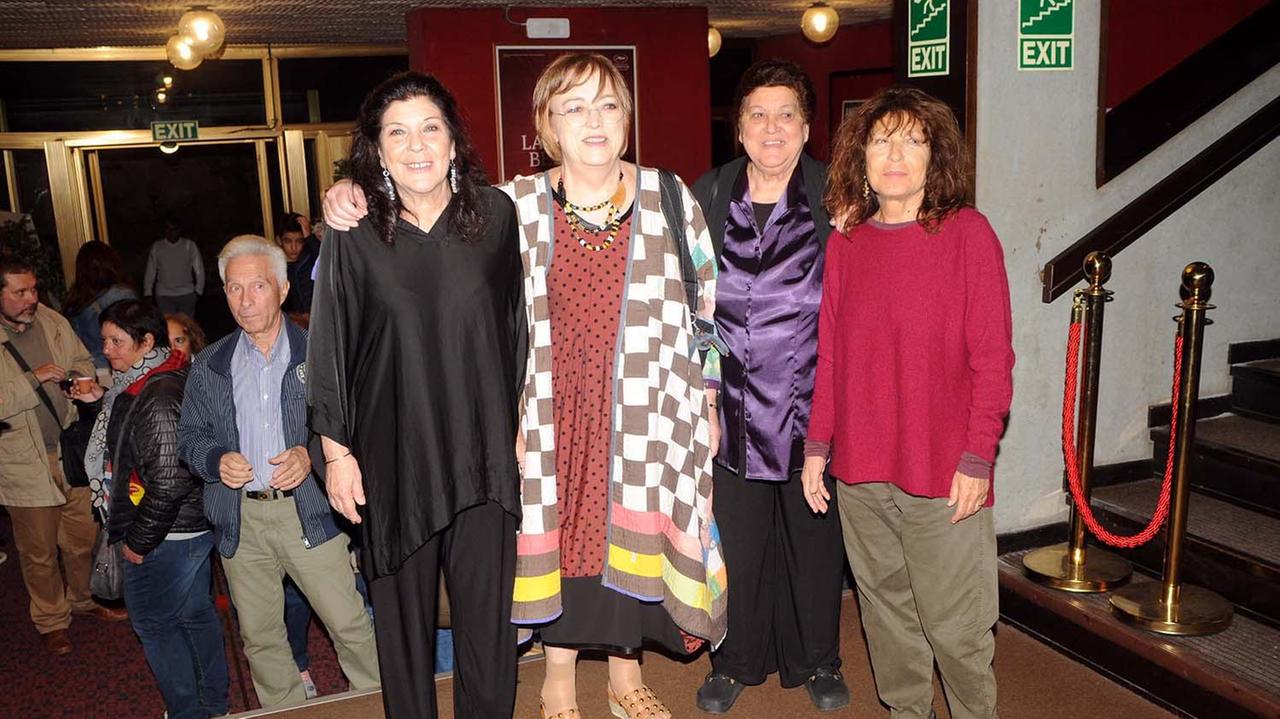 Da sinistra Rossella Canaccini, Daniela Santerini, Viviana Tacchella e la regista Wilma Labate
