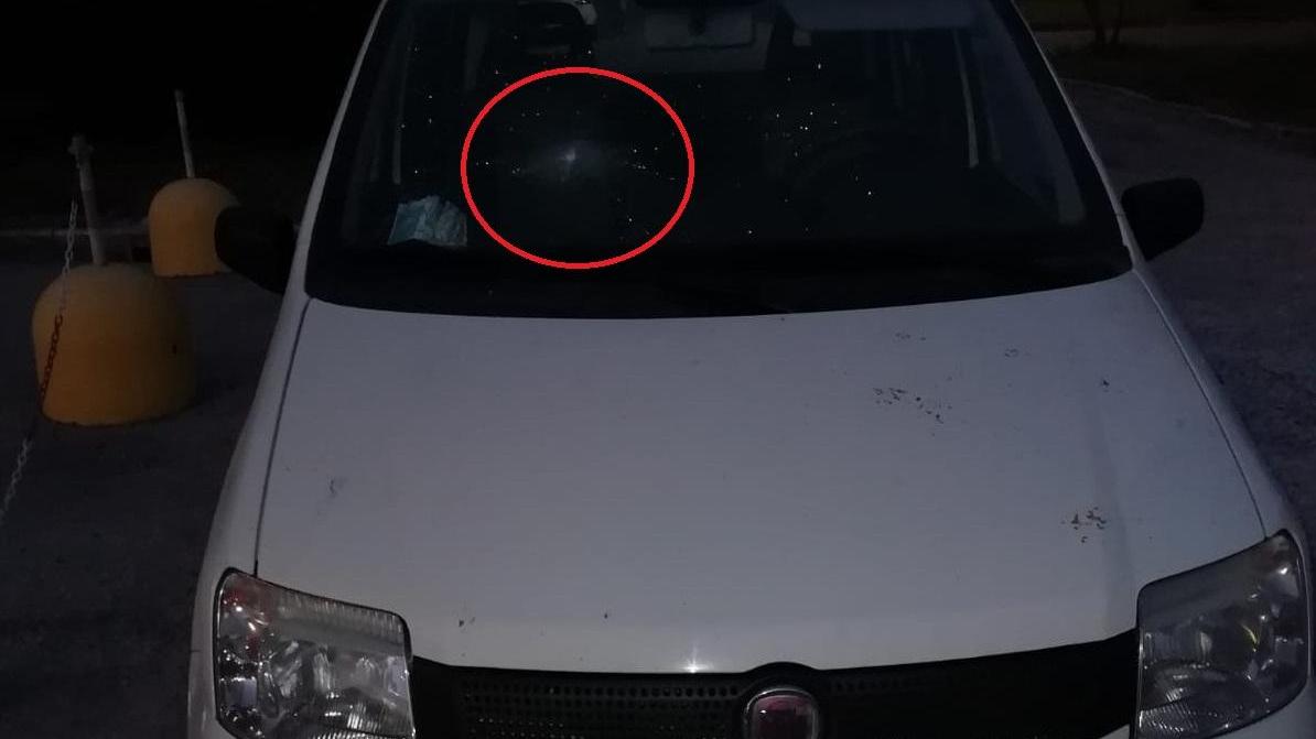 Undici auto dell'Asl danneggiate a Villa Pizzetti