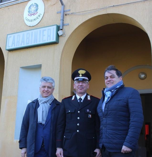 Benvenuto del sindaco al comandante Del Vecchio