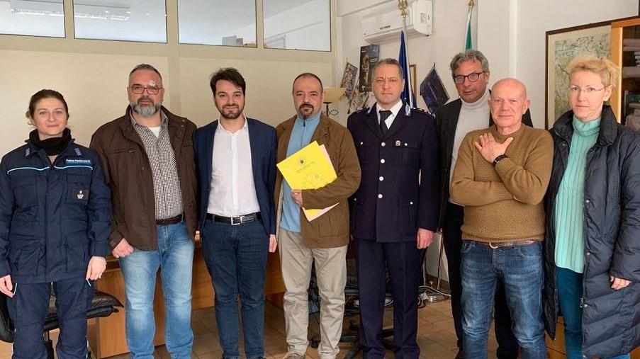 Il deputato Berti in visita alle Sughere per il poliziotto ferito