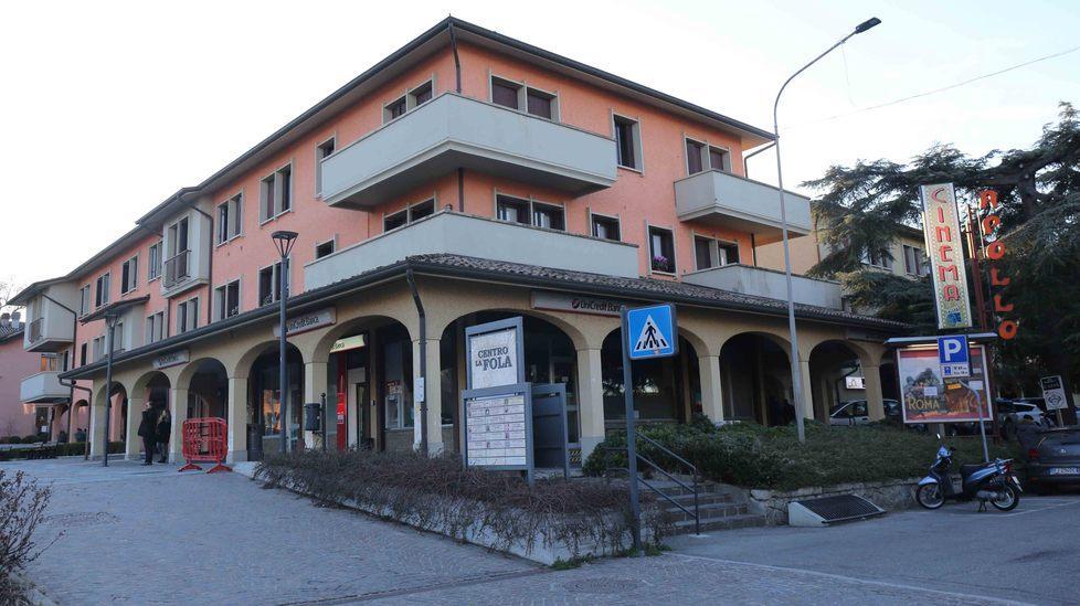 Il cinema Apollo in piazza Cavicchioni ad Albinea