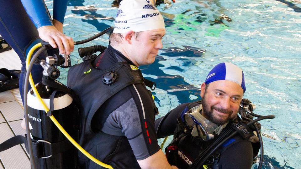 Sott’acqua senza barriere con la scuola Scuba Tricolore