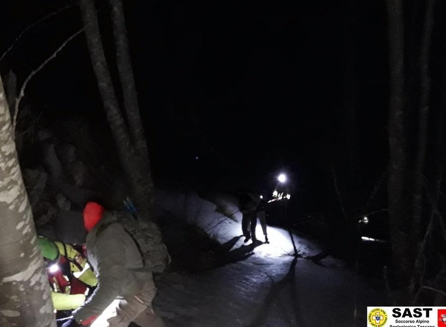 In salvo a notte fonda gli escursionisti bloccati a Pizzo d’Uccello 