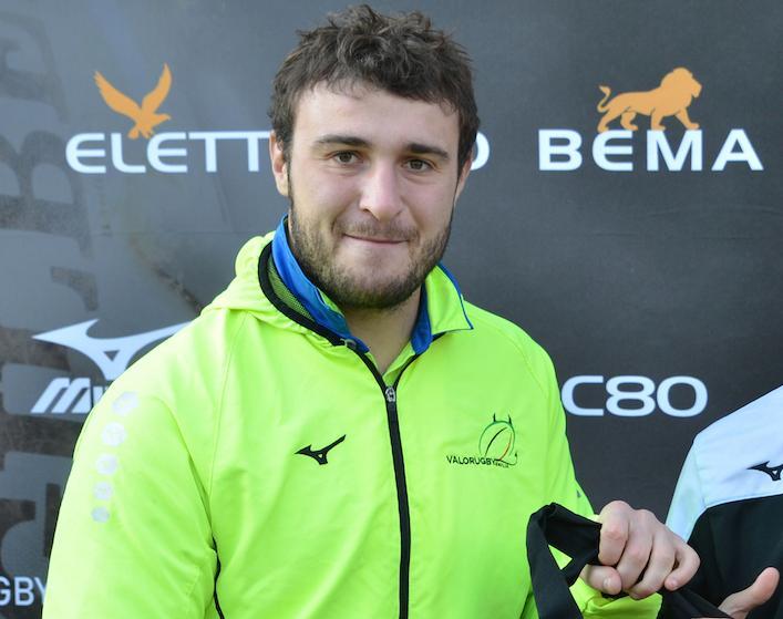 Enrico Manghi, tallonatore del Valorugby torna tra i titolare dopo un lungo stop per infortunio