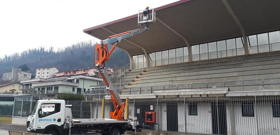Partiti i lavori di risistemazione post tromba d’aria