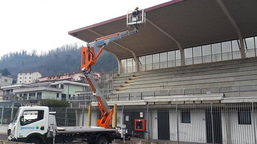 Partiti i lavori di risistemazione post tromba d’aria