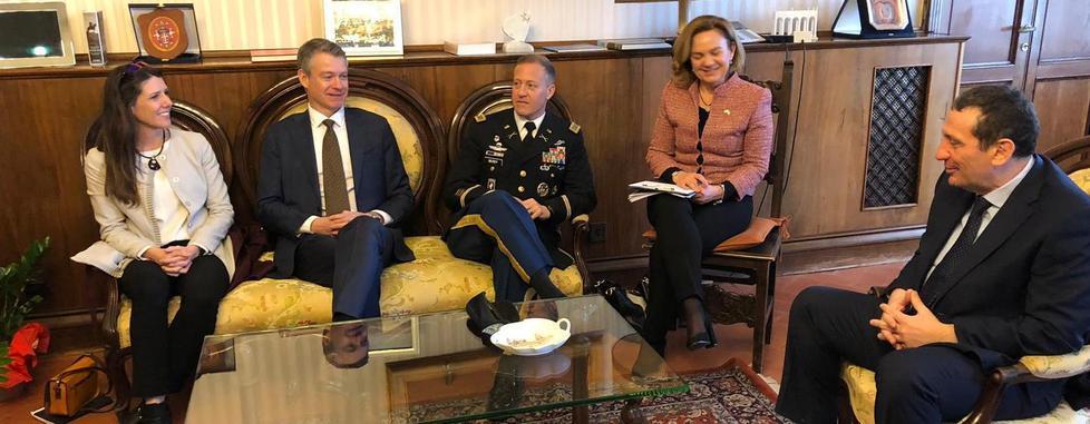 Incontro col prefetto a palazzo Medici