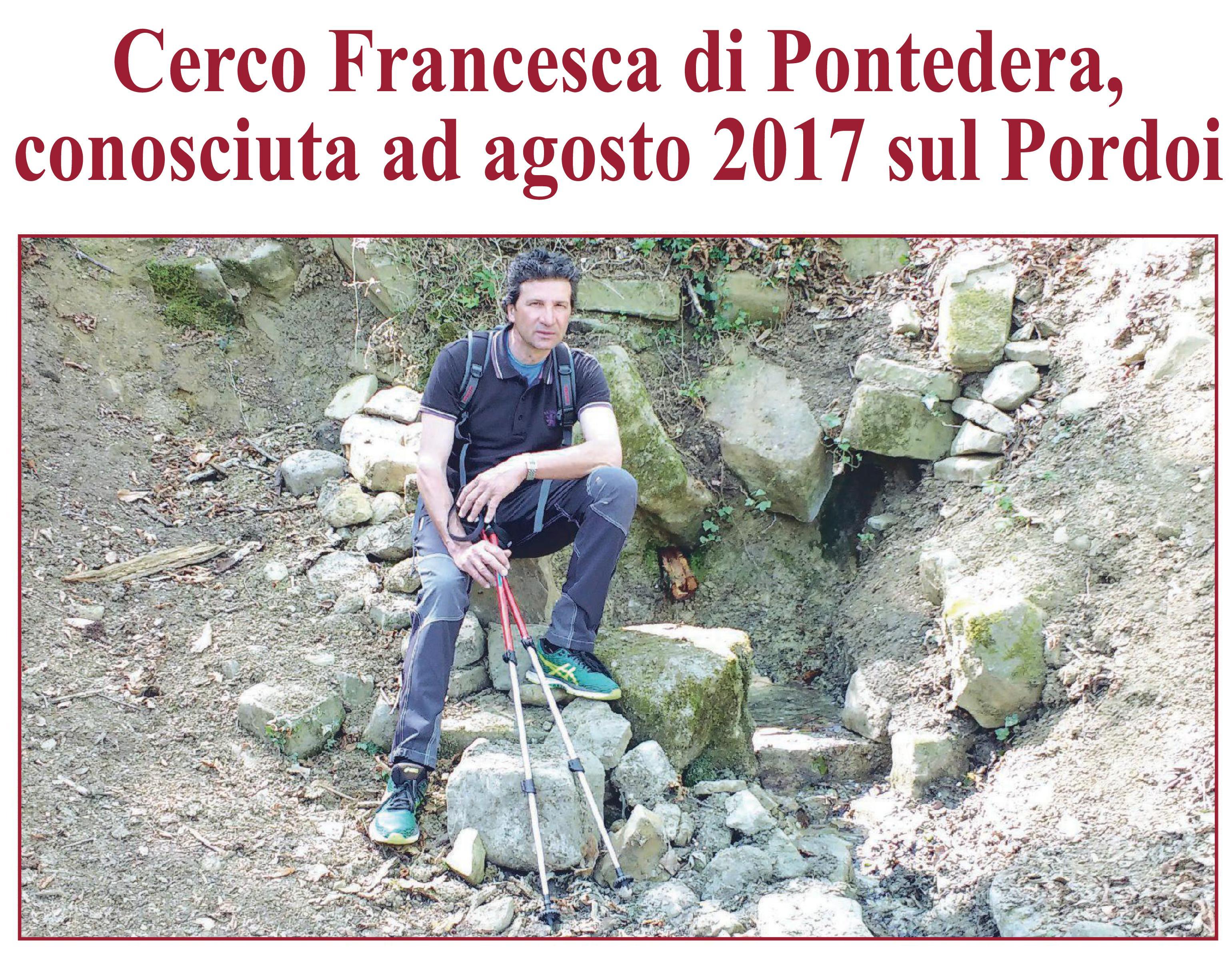 Compra una pagina del Tirreno per lanciare un appello: "Cerco Francesca di Pontedera" 