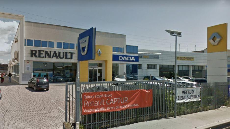 La concessionario Renault-Dacia di via Firenze
