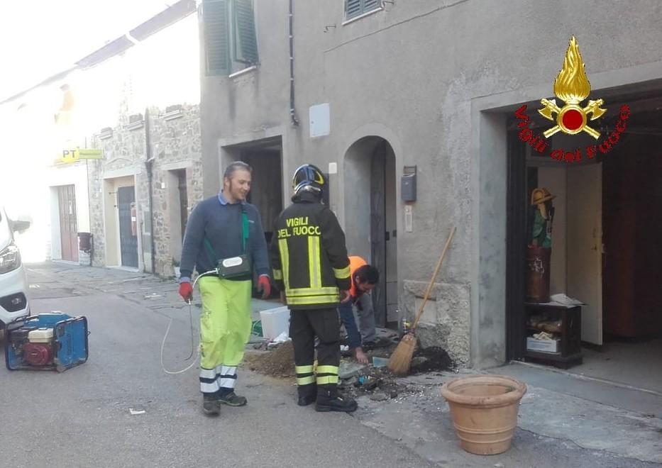 Fuga di gas, casa evacuata