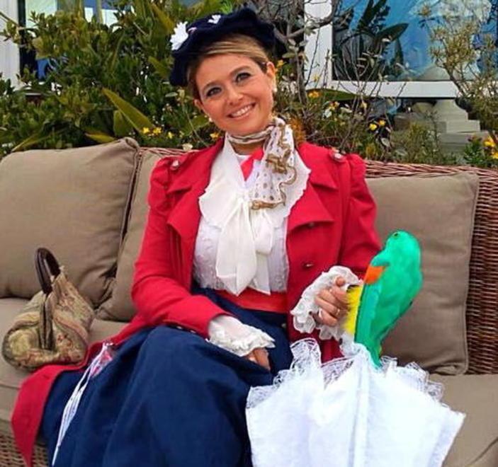 Sara, la Mary Poppins che regala la felicità ai piccoli carnevalari 