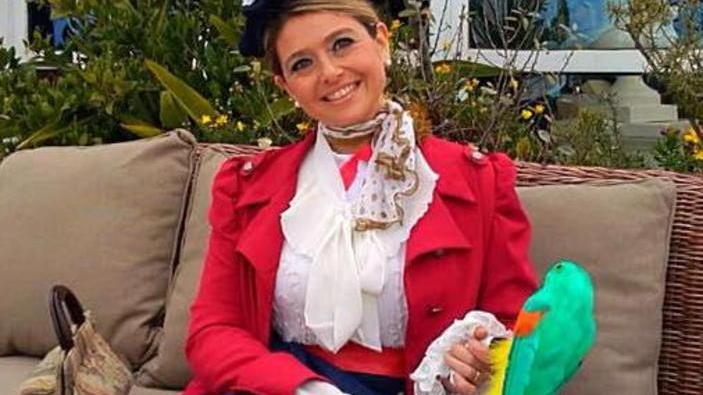 Sara, la Mary Poppins che regala la felicità ai piccoli carnevalari