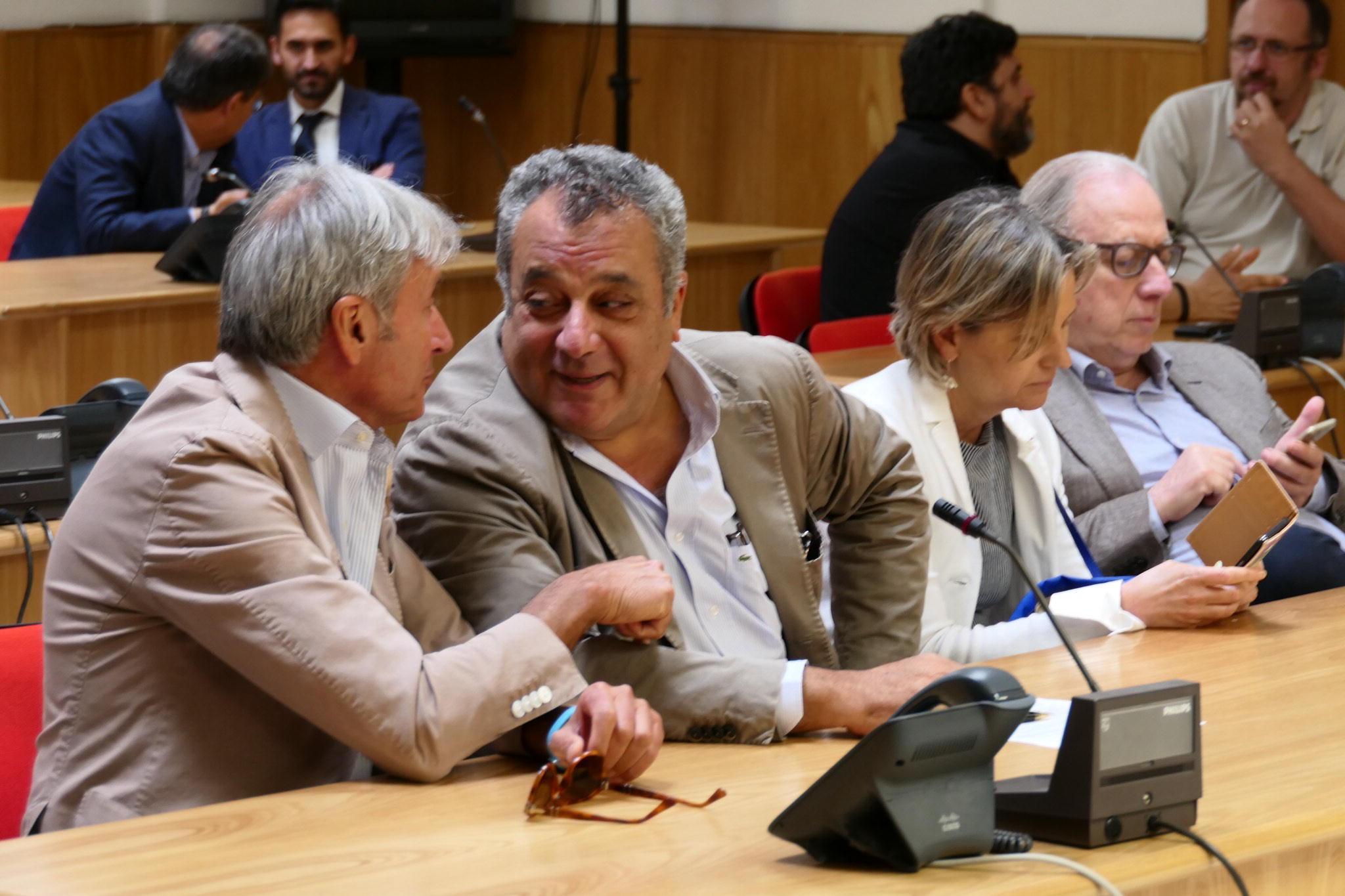 Il presidente Francesco Gratteri col procuratore Giuseppe Nicolosi