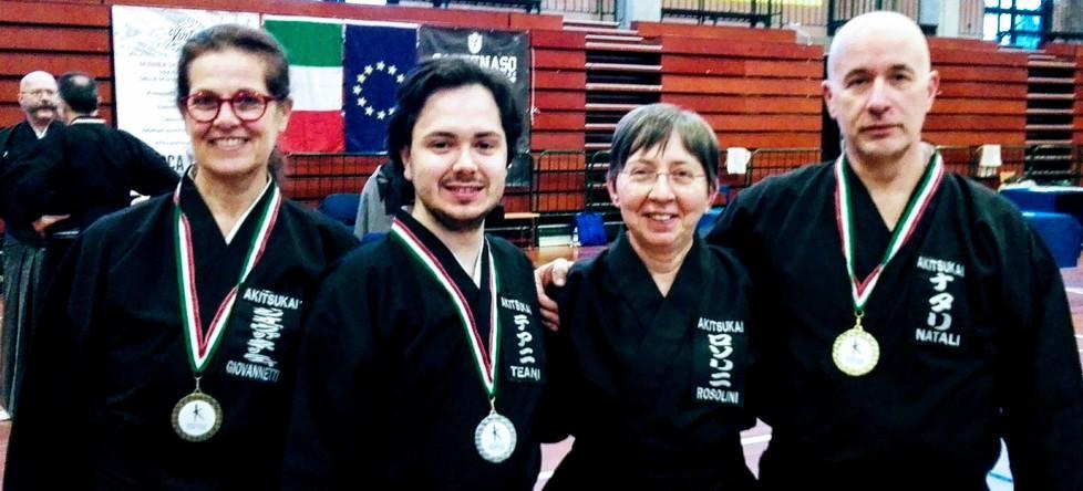 Fanti super a Salisburgo Tre medaglie per l’Akitsukai 