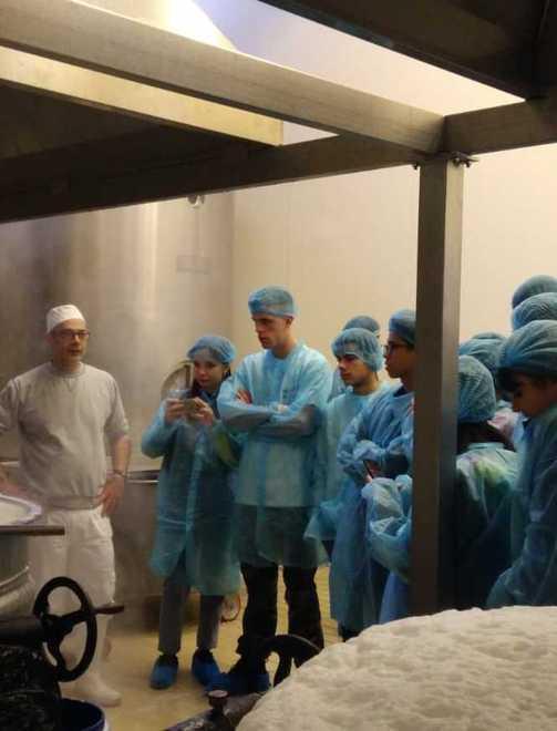 Studenti dal Fiorino a lezioni di formaggio 