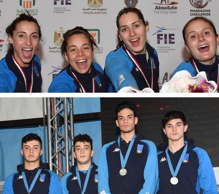 Martina Batini, oro azzurro nel fioretto a squadre al Cairo 