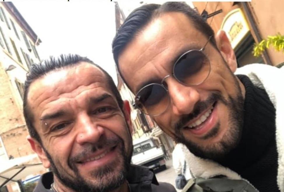 Quagliarella ieri a Ferrara Un lunedì da turista