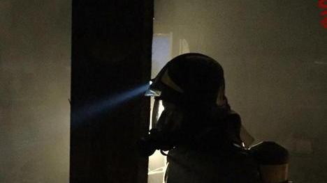 Incendio in una casa Medicata una donna