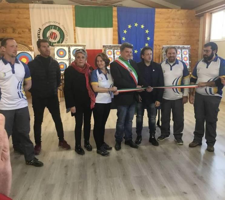 Inaugurata la palestra degli Arcieri di Fivizzano Benemerenza a Gaudenti 