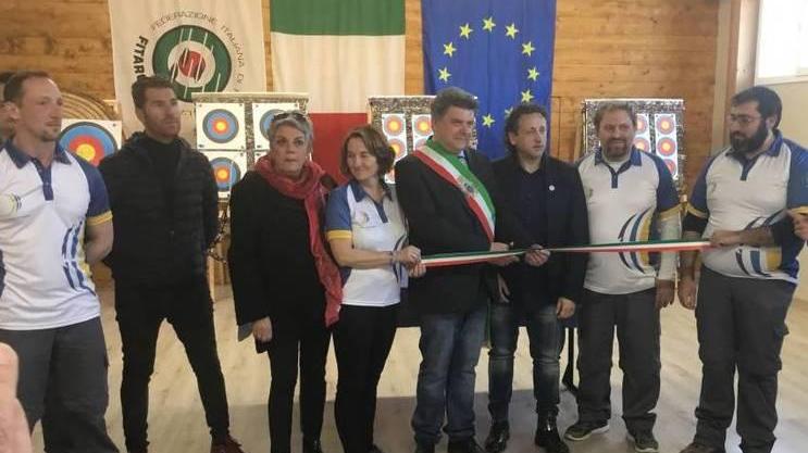 Inaugurata la palestra degli Arcieri di Fivizzano Benemerenza a Gaudenti