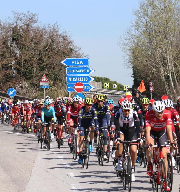 Ciclismo, la Tirreno-Adriatico passa da Collesalvetti 