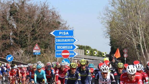 Ciclismo, la Tirreno-Adriatico passa da Collesalvetti