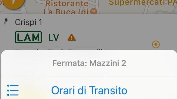 Su Teseo il calcolo del percorso dalla fermata e il servizio avvisi
