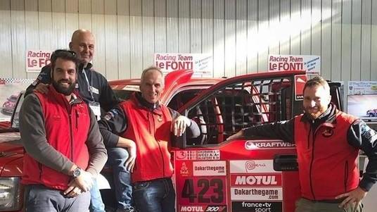 RTeam festeggia il podio conquistato alla Dakar