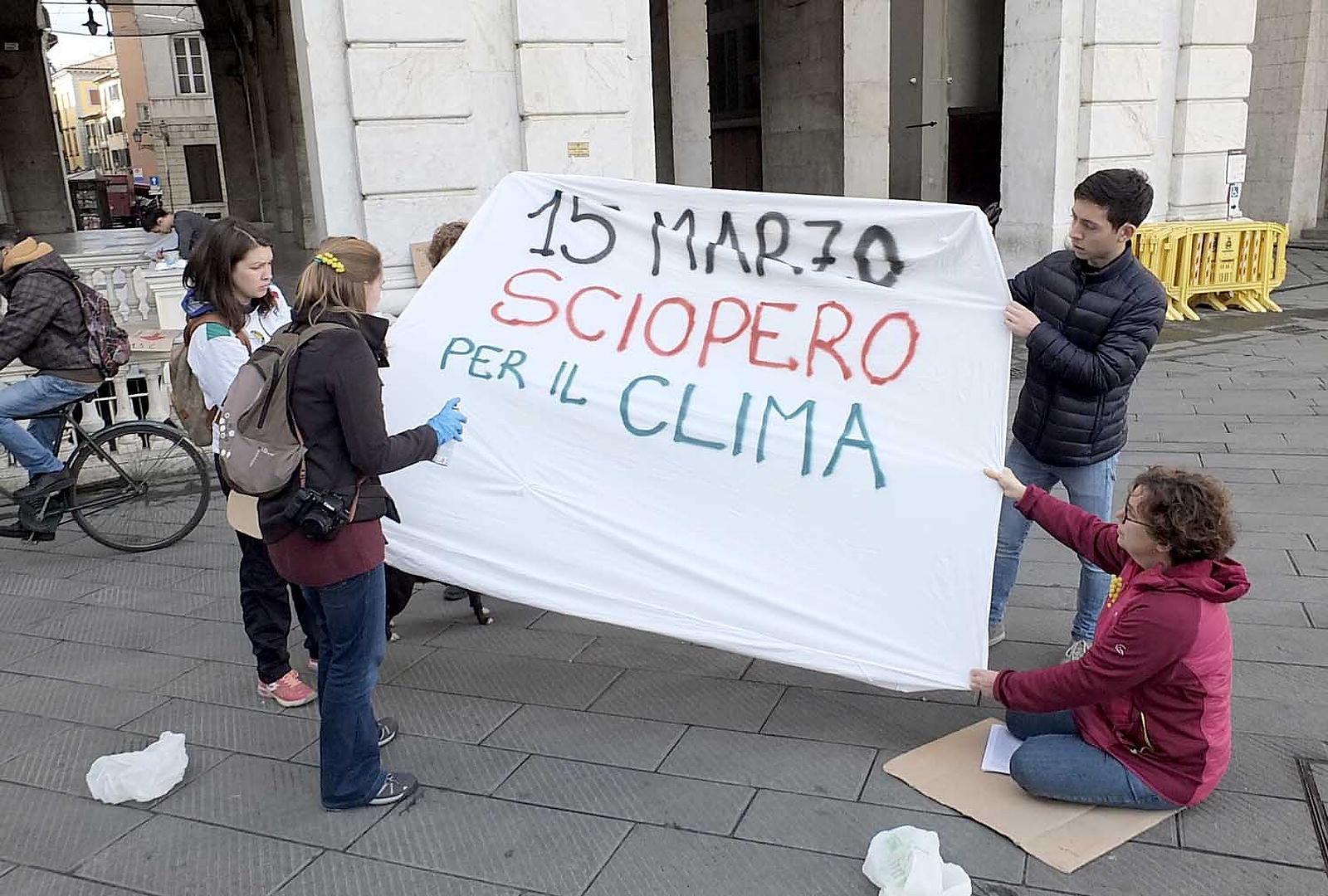 Clima, il 15 marzo sciopero globale e marcia pacifica in città 