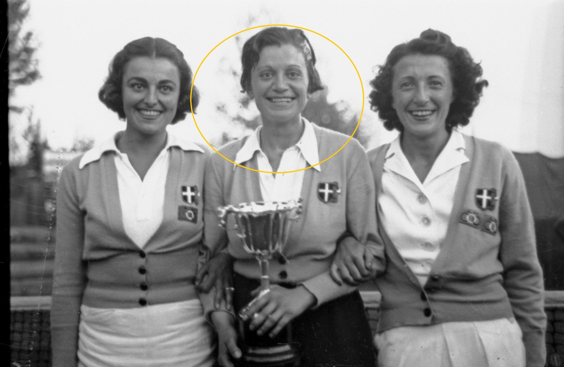 Wally Sandonnino, Modena. La campionessa di tennis, Panatta e gli altri 14.800 allievi 