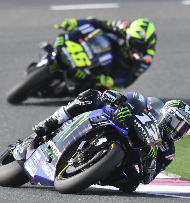Sorpresa: Vinales si prende la pole Rossi nelle retrovie