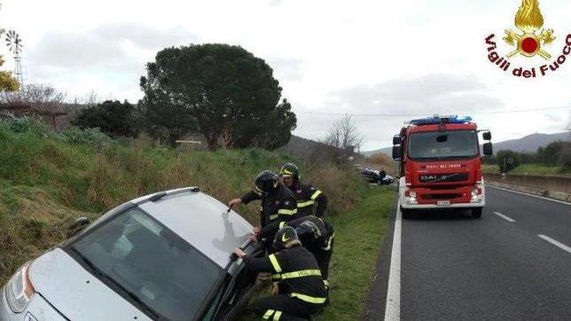 Fuori strada sull’Aurelia Ferite due donne